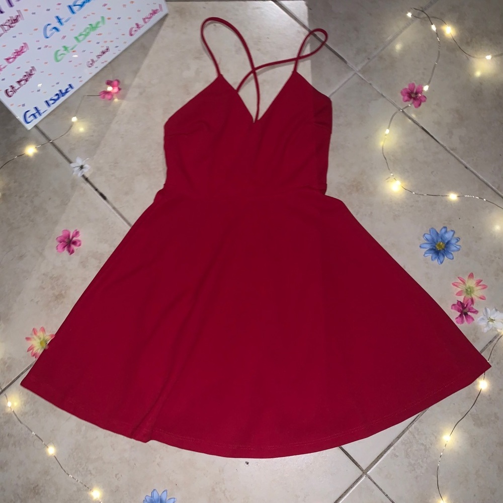Red dress
